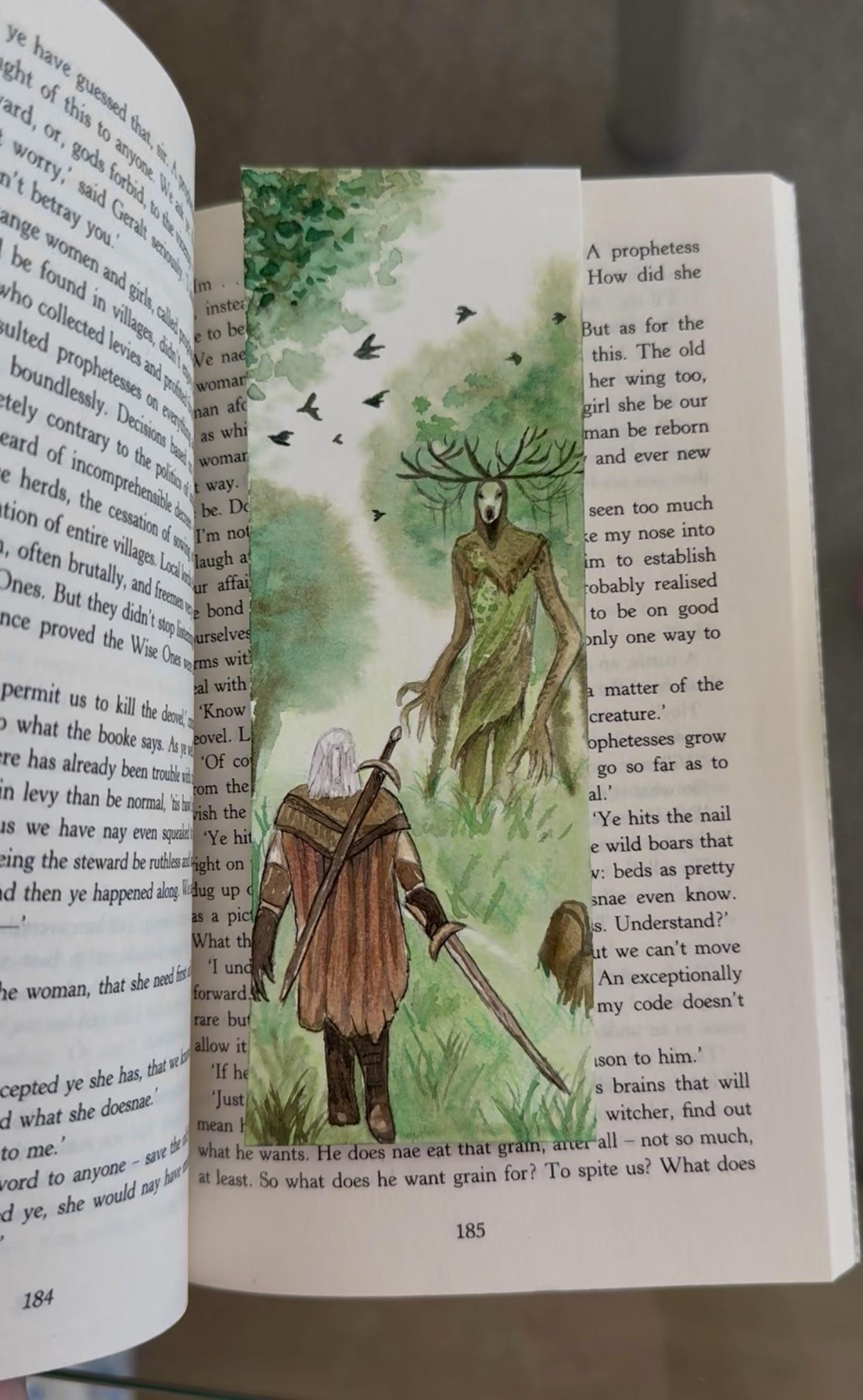 Leshen Watercolor Bookmark